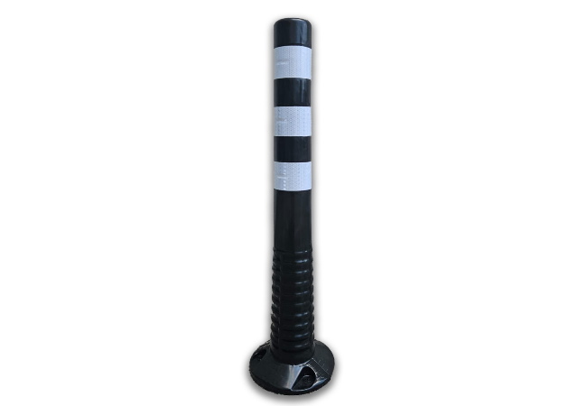 Gumeni fleksibilni stupići za parking (crni) parkmax