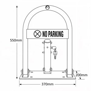 parking barijere parkmax B MODEL dimenzije