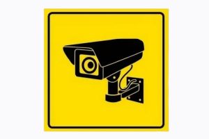 Naljepnica objekt je pod video nadzorom