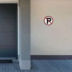 Naljepnica zabranjeno parkiranje znak privatni posjed 2