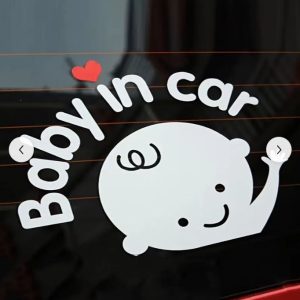 naljepnica za auto beba u autu