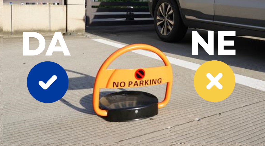 Je li legalno postaviti parking barijeru ispred kuće ili zgrade u Hrvatskoj